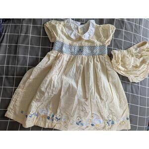 Jojo smocked ducks dress